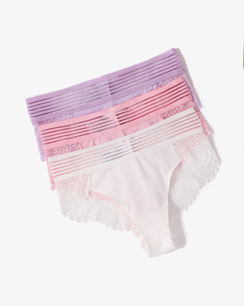 Lace Underwear Cheeky Hipster Panties