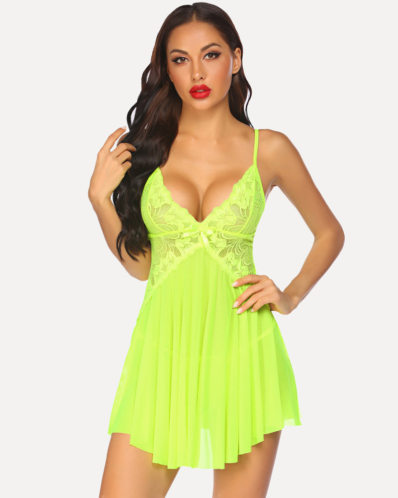 Lace Babydoll Exotic Bridal Nightdress