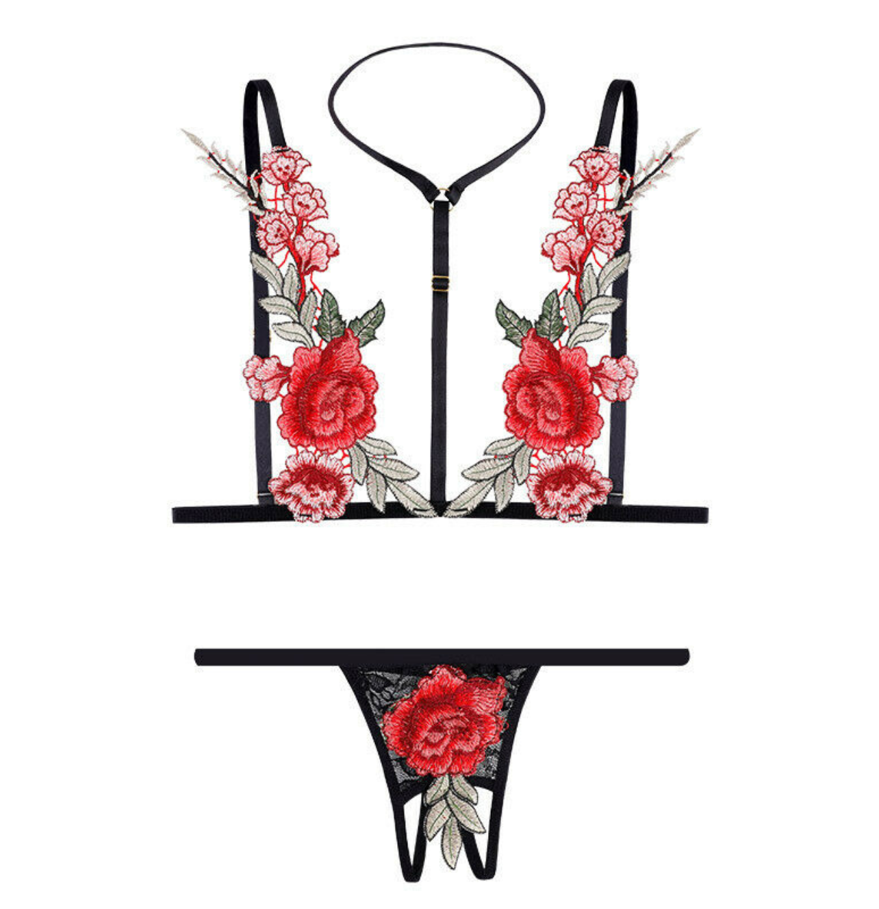 Rose Lingerie Set