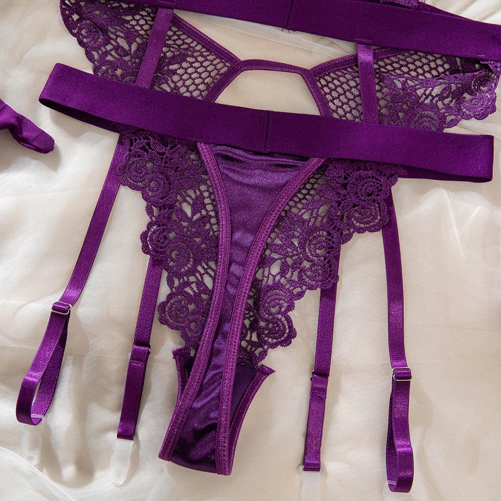 Purple Erotic Lingerie