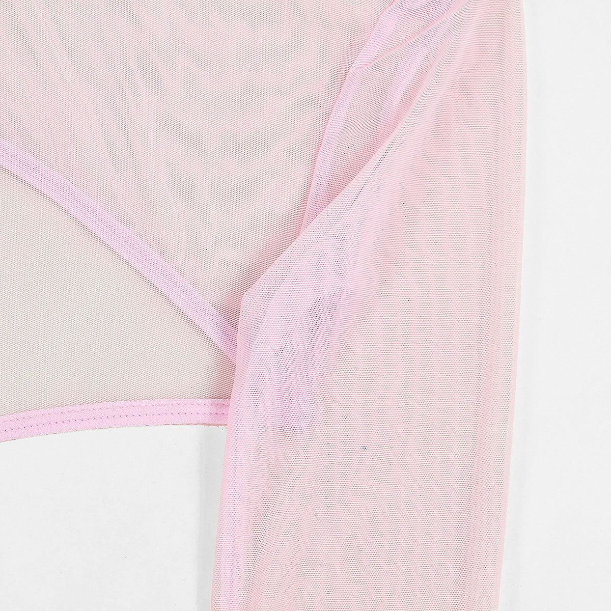 Sensual Lingerie Transparent Babydoll Sheer Mesh Cutout Waist Dress Hot Porn Outfit Uncensored Tulle Erotic Costume