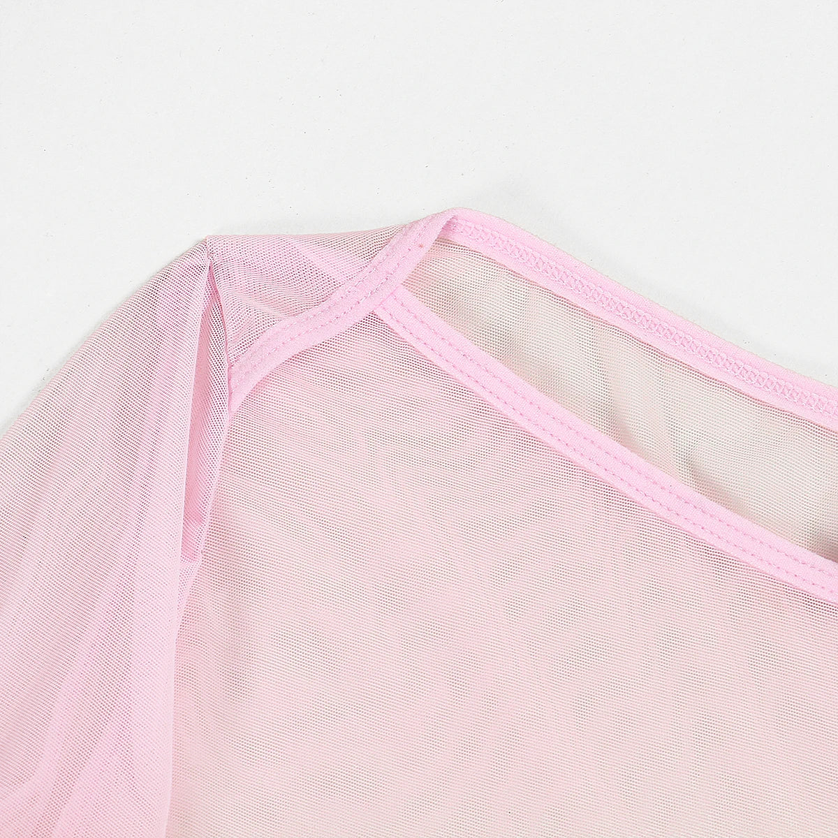Sensual Lingerie Transparent Babydoll Sheer Mesh Cutout Waist Dress Hot Porn Outfit Uncensored Tulle Erotic Costume