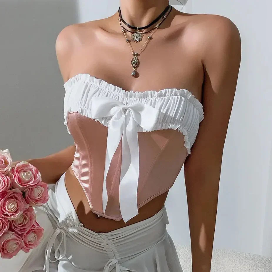 Rosy Bow Corset