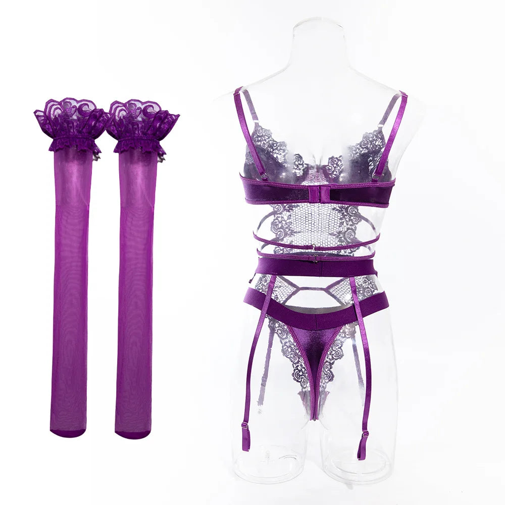 Purple Erotic Lingerie