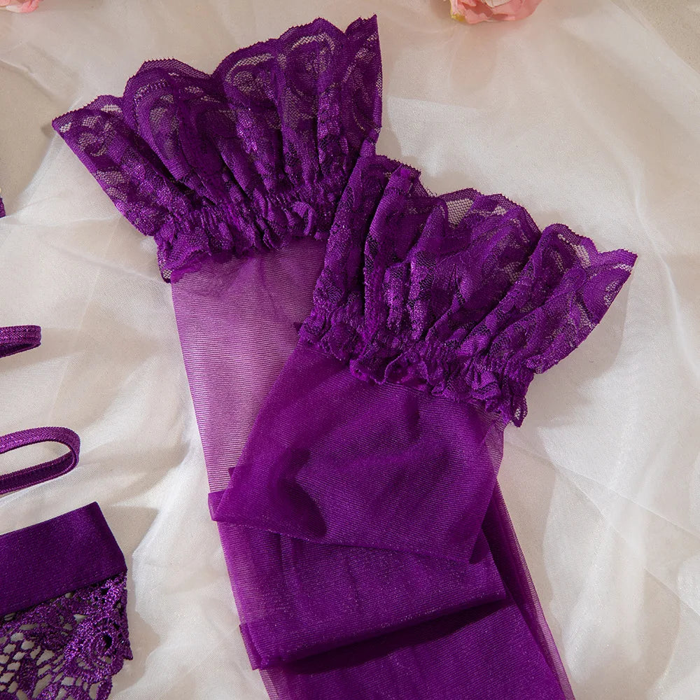 Purple Erotic Lingerie