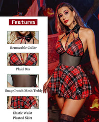 Roleplay Custumes Snap Crotch Dress