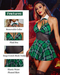 Roleplay Custumes Snap Crotch Dress