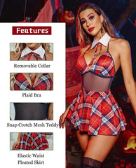 Roleplay Custumes Snap Crotch Dress