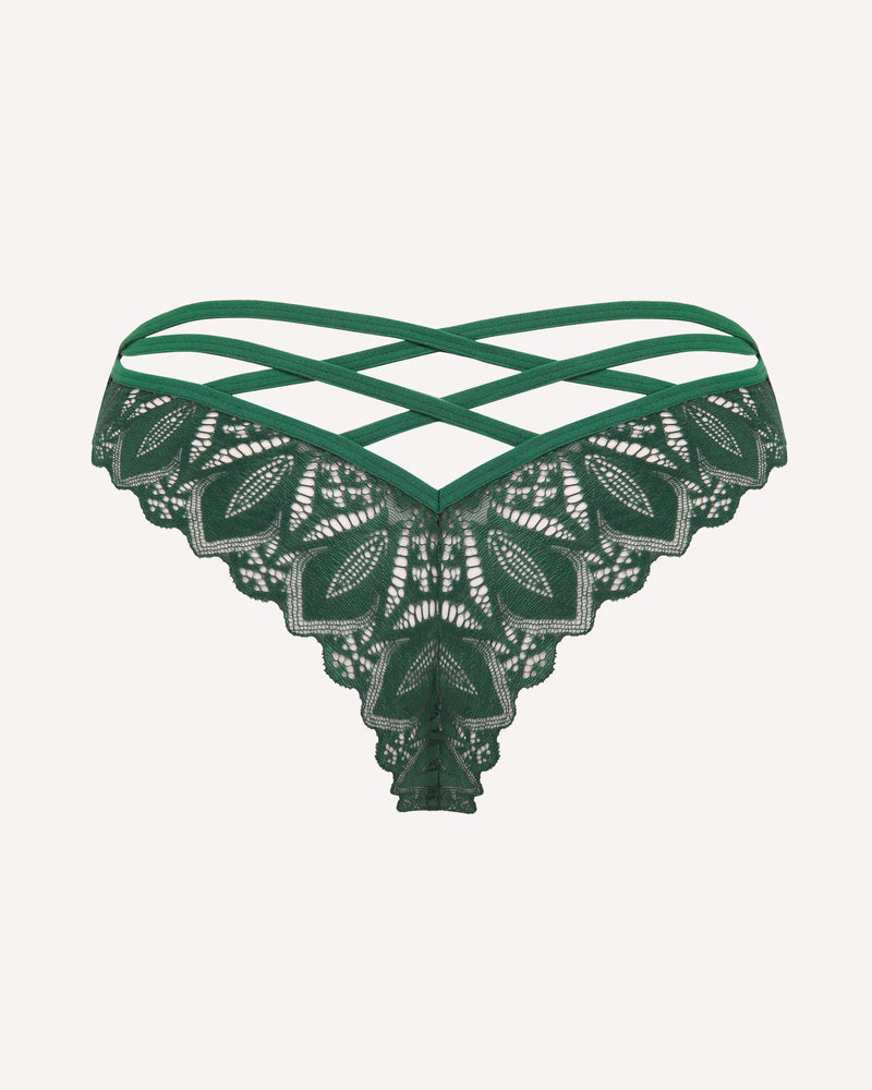 Chiloți obraznici Lace Criss Cross Lenjerie intimă