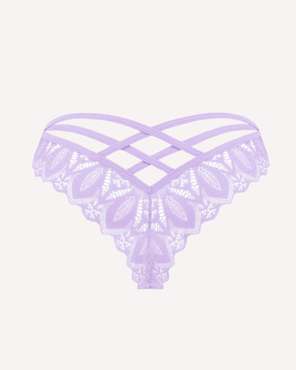 Chiloți obraznici Lace Criss Cross Lenjerie intimă
