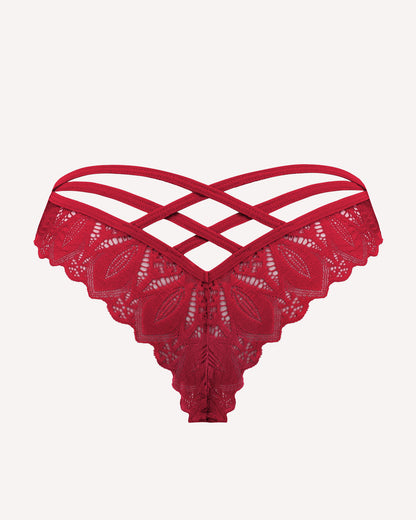 Chiloți obraznici Lace Criss Cross Lenjerie intimă