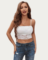 Lace Tank Top Tube Slim Basic Bralette