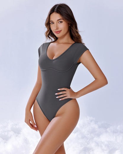 Going Out Bodysuits Shapewear Cap Tops