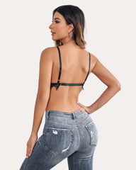 Sutien bralette din dantela Y2K Cami Crop Top