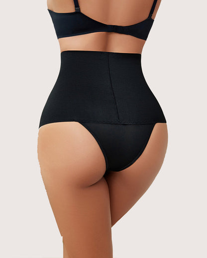 Tummy Control Thong Chiloți cu talie înaltă
