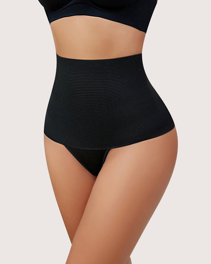Tummy Control Thong Chiloți cu talie înaltă