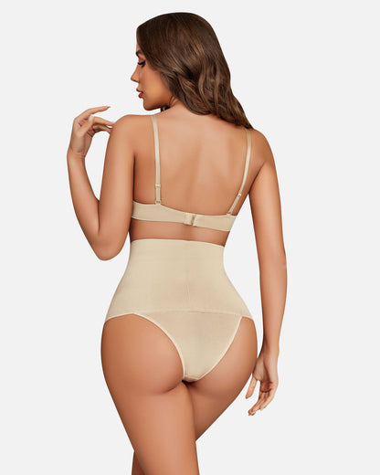 Tummy Control Thong Chiloți cu talie înaltă