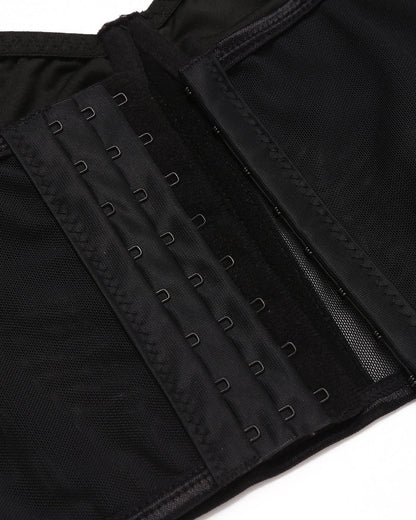 Topuri cu corset cu strasuri Bustieră Push Up