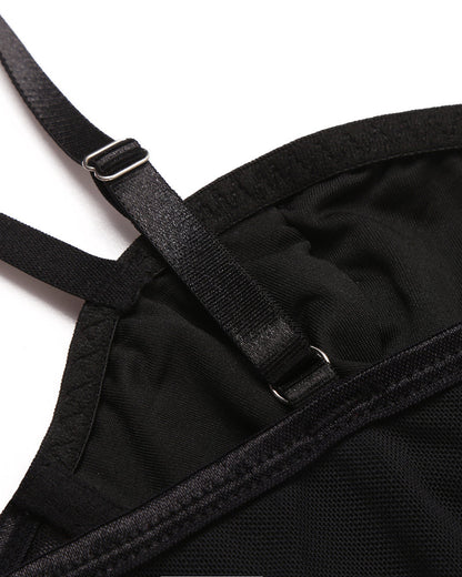 Topuri cu corset cu strasuri Bustieră Push Up