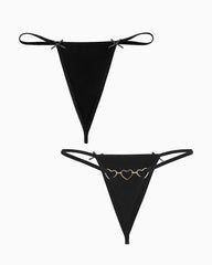 3Pcs G-String Tanga Sexy No Show Chiloți