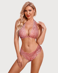 Lace Lingerie Bra and Panty Set