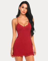 Full Slip Chemise Cotton Dress Shapewear