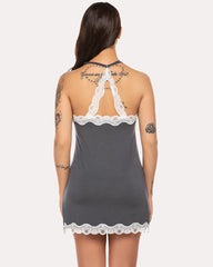 Full Slip Chemise Cotton Dress Shapewear