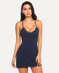 Full Slip Chemise Cotton Dress Shapewear