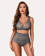 High Waist Bra and Panty Set