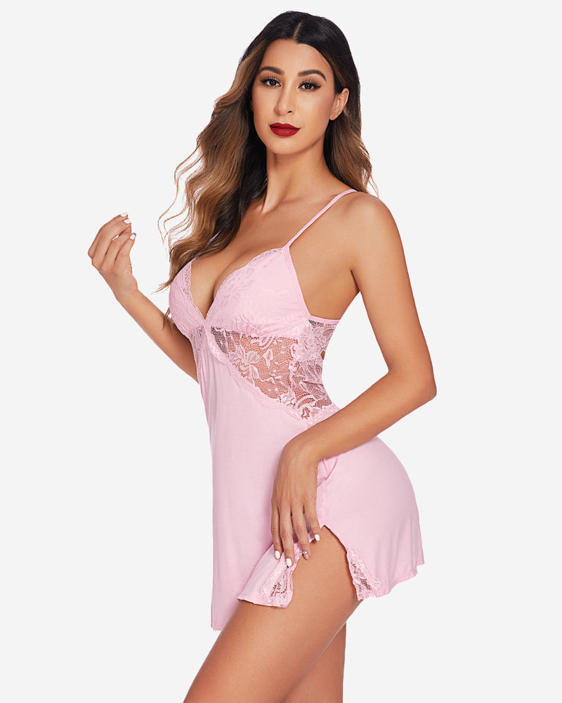 Lace Chemise Sleepwear Babydoll Lingerie