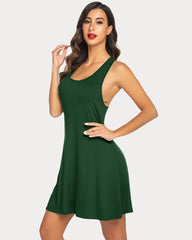 Racerback Tank Dress Nightgown