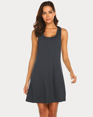 Racerback Tank Dress Nightgown