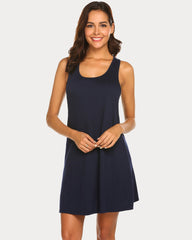 Racerback Tank Dress Nightgown