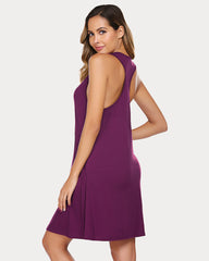 Racerback Tank Dress Nightgown