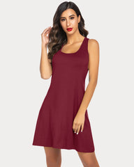 Racerback Tank Dress Nightgown