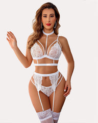 Color Lace Bra and Panty Set