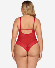 Snap Crotch Dantela Teddy One Piece