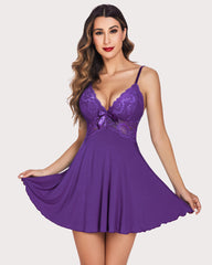 Lace Full Slip Dress Sleepwear