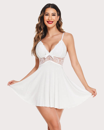 Rochie cu alunecare completă din dantelă
