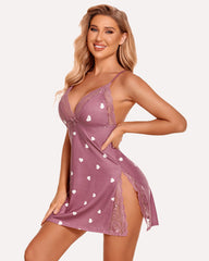 Spaghetti Strap Nightgown Chemise