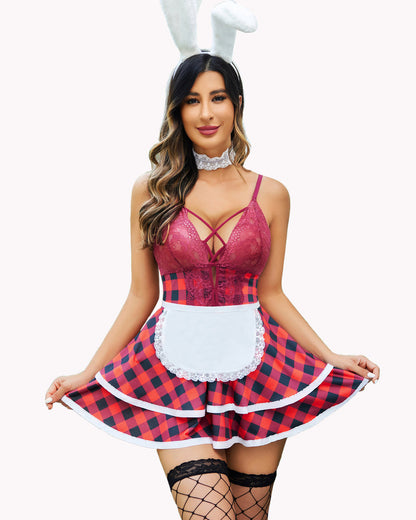Costum de servitoare Rochie Babydoll