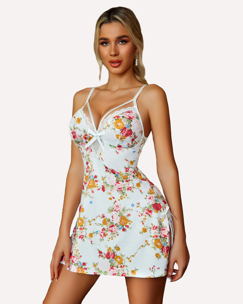 Chemise pentru babydoll din dantela modal
