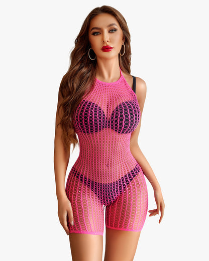 Body-uri din plasă Bikini Coverup Romper
