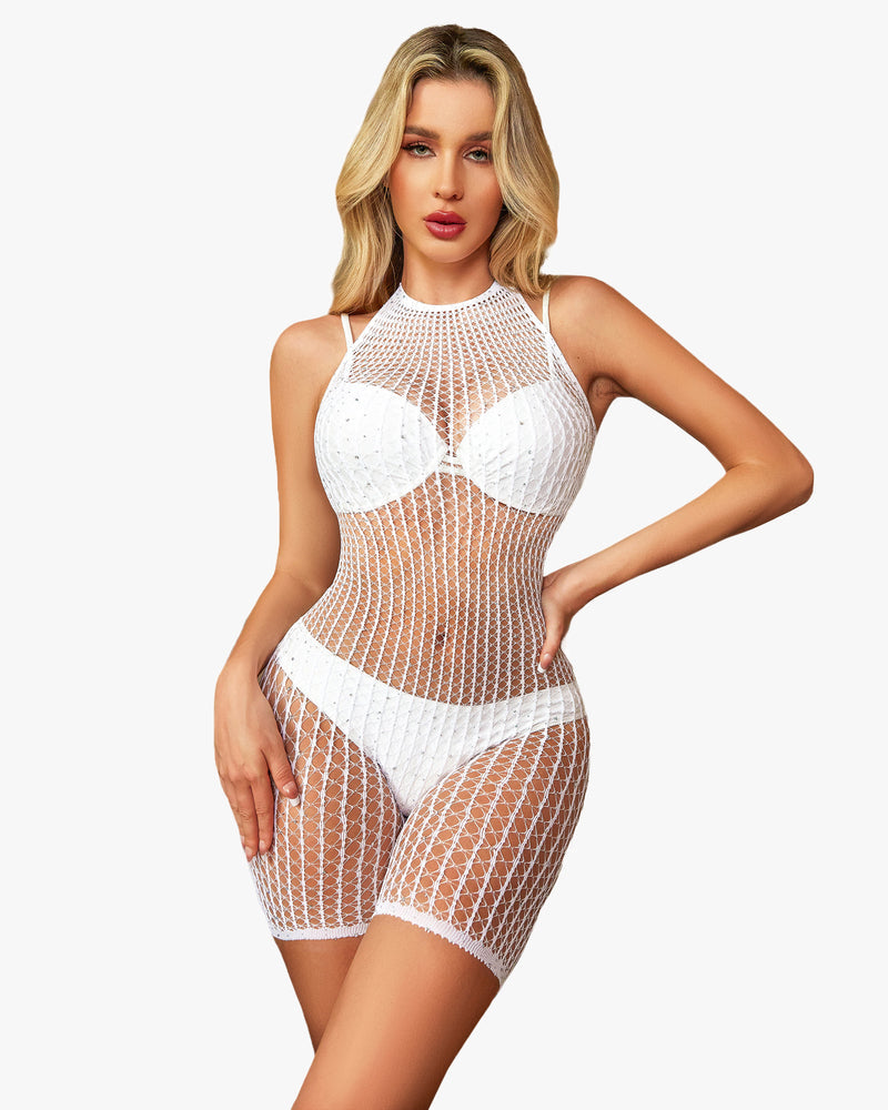 Body-uri din plasă Bikini Coverup Romper