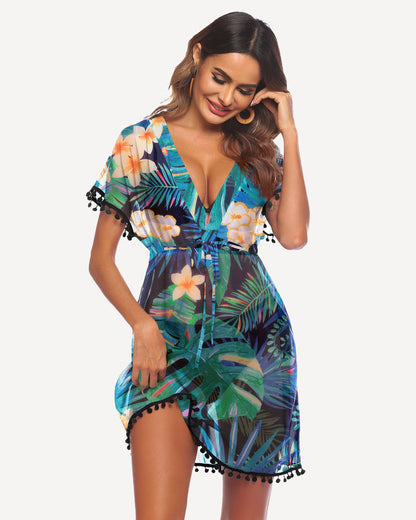 Costum de baie cu imprimeu leopard