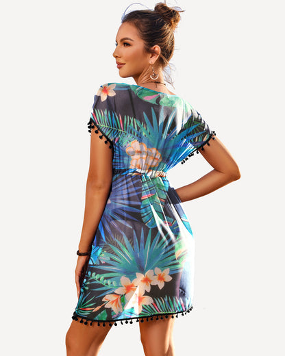 Costum de baie cu imprimeu leopard