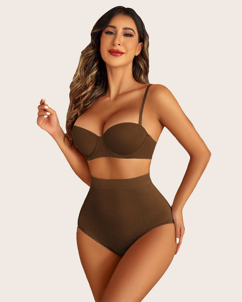 Tummy Control Shapewear Chiloți cu talie înaltă