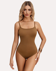 Ribbed Tummy Control Shapewear Bodysuits