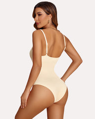 Ribbed Tummy Control Shapewear Bodysuits