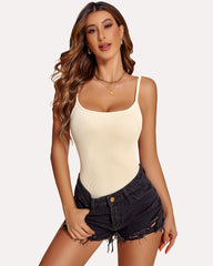 Ribbed Tummy Control Shapewear Bodysuits